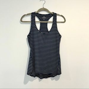 Athleta | Striped Racerback Workout Tank Size XS
